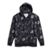 Cozy Luxe Full Zip Hoodie - Dark Floral Remedies(Cozy Luxe Full Zip Hoodie Floral Remedies)
