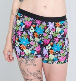 6" No Fly Boxer Briefs - Groovy Garden(6 No Fly Boxer Briefs Groovy Garden)