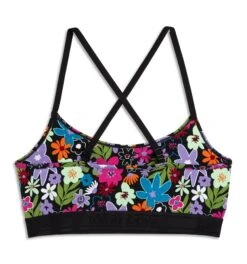 Low Cut Soft Bra - Groovy Garden(Low Cut Soft Bra Groovy Garden) -tomboyx Sales Groovy Garden Low Cut Soft Bra 3