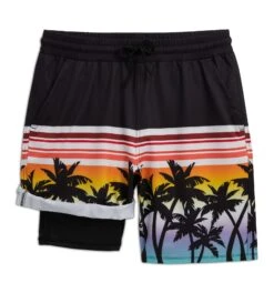 Swim 9" Lined Board Shorts - Hawaiian Heat(Swim 9 Lined Board Shorts Hawaiian Heat) -tomboyx Sales Hawaiian Heat Swim 9in Lined Board Short 2