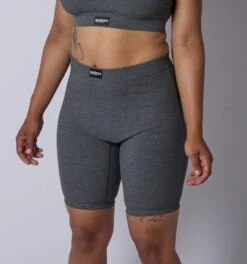 Bamboo Rib 9" Boxer Briefs - Heather Gray(Bamboo Rib 9 Boxer Briefs Heather Gray)