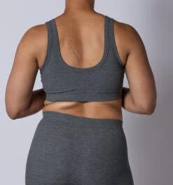 Bamboo Rib Essentials Soft Bra - Heather Gray(Bamboo Rib Essentials Soft Bra Heather Gray) -tomboyx Sales Heather Gray Bamboo Rib Essentials Soft BraOF2