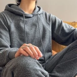 Inside Out French Terry Hoodie - Heather Grey(Inside Out French Terry Hoodie Heather Grey) -tomboyx Sales Heather Gray Inside Out French Terry HoodieUGC2