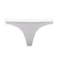 Lightweight Thong 5-Pack- Neutral(Lightweight Thong 5 Pack Neutral) -tomboyx Sales Heather Grey Lightweight Thong 1
