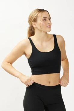 Longline Scoop Bra - Chai(Longline Scoop Bra Chai) -tomboyx Sales Longline Scoop Bra Black OF 1 5cb532bd 3c9b 4ec3 855b 5890e32b7575