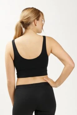 Longline Scoop Bra - White(Longline Scoop Bra White) -tomboyx Sales Longline Scoop Bra Black OF 2 83b0bd41 0790 4821 8316 7b7a6521408c