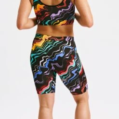 Swim 9" Shorts With Pocket - Making Waves(Swim 9 Shorts With Pocket Making Waves) -tomboyx Sales MakeWavesSwim9inShortOF3