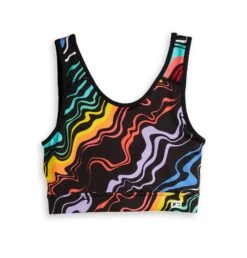 Swim Sport Compression Top - Making Waves(Swim Sport Compression Top Making Waves) -tomboyx Sales MakeWavesSwimSportCompressionTop3