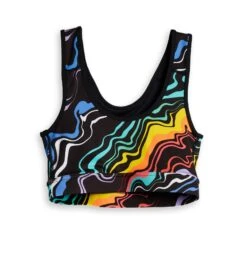 Swim Sport Compression Top - Making Waves(Swim Sport Compression Top Making Waves) -tomboyx Sales MakeWavesSwimSportCompressionTop4