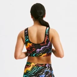 Swim Sport Compression Top - Making Waves(Swim Sport Compression Top Making Waves) -tomboyx Sales MakeWavesSwimSportCompressionTopOF3