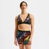 Swim Reversible Plunge Top - Making Waves(Swim Reversible Plunge Top Making Waves)