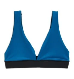 Swim Reversible Plunge Top - Marina Blue(Swim Reversible Plunge Top Marina Blue) -tomboyx Sales MarinaBlue Swim Reversible Plunge Top 1