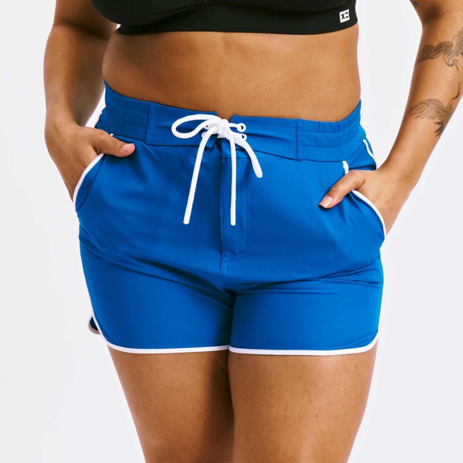 Swim 2.5" High Waisted Board Shortie - Marina Blue(Swim 2 5 High Waisted Board Shortie Marina Blue) 1 Swim 2.5" High Waisted Board Shortie - Marina Blue(Swim 2 5 High Waisted Board Shortie Marina Blue)