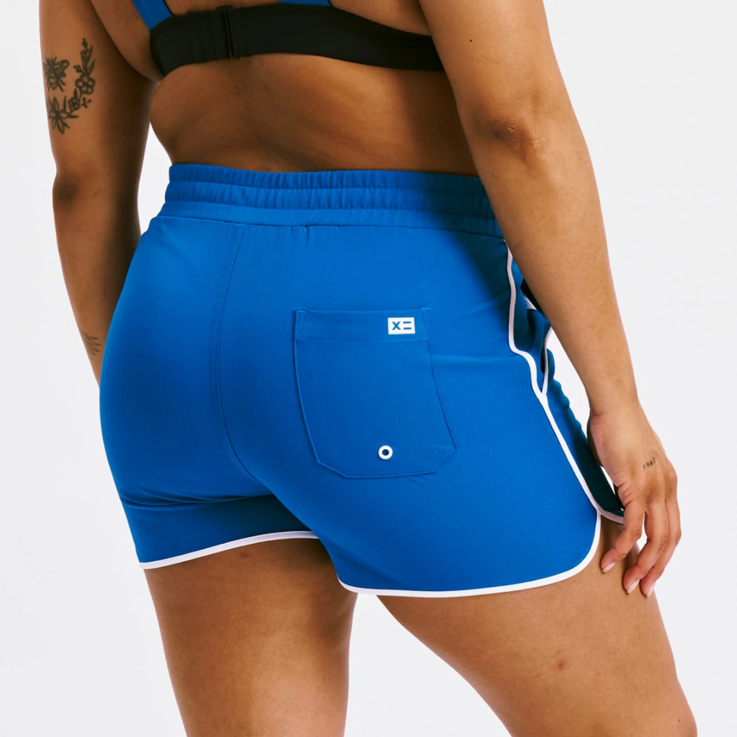Swim 2.5" High Waisted Board Shortie - Marina Blue(Swim 2 5 High Waisted Board Shortie Marina Blue) 3 Swim 2.5" High Waisted Board Shortie - Marina Blue(Swim 2 5 High Waisted Board Shortie Marina Blue) - Image 3