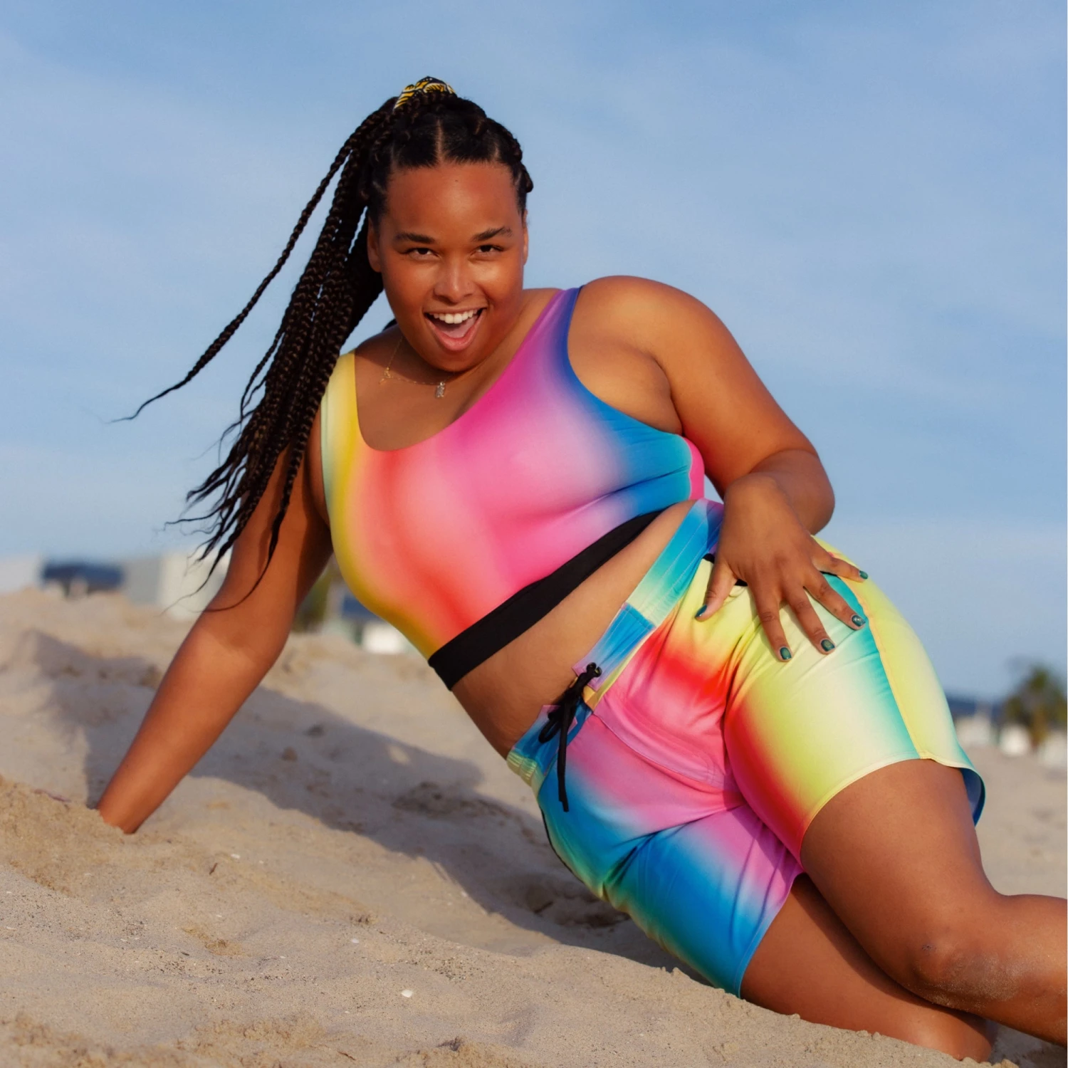 Swim 7" Heritage Board Shorts - Melting Rainbow(Swim 7 Heritage Board Shorts Melting Rainbow) 3 Swim 7" Heritage Board Shorts - Melting Rainbow(Swim 7 Heritage Board Shorts Melting Rainbow) - Image 3