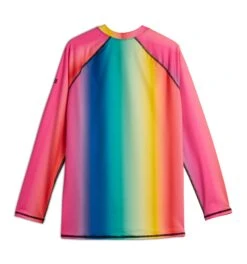 Swim Long Sleeve Sun Guard - Melting Rainbow(Swim Long Sleeve Sun Guard Melting Rainbow) -tomboyx Sales Melting Rainbow Long Sleeve Swim Sun Guard 2