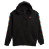French Terry Zip Up Hoodie - Metallic Rainbow(French Terry Zip Up Hoodie Rainbow Highlight)