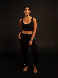 French Terry Jogger - Metallic Rainbow(French Terry Jogger Rainbow Highlight) 10 French Terry Jogger - Metallic Rainbow(French Terry Jogger Rainbow Highlight) -tomboyx Sales MetallicRainbowJoggerOF2