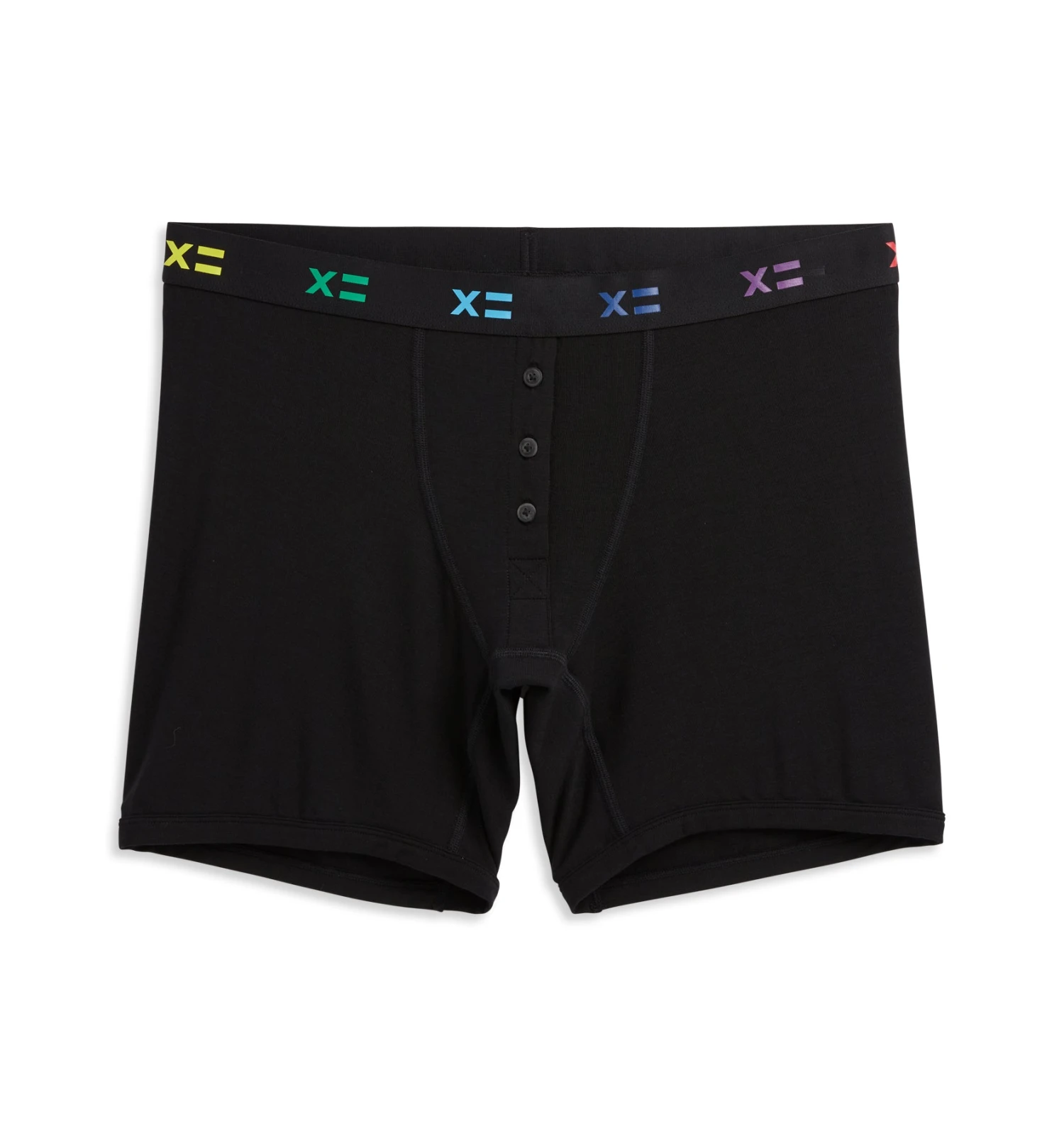 6" Fly Boxer Briefs - TENCEL™ Modal Black X= Rainbow(6 Fly Boxer Briefs Tencel Modal Black X Rainbow) 1 6" Fly Boxer Briefs - TENCEL™ Modal Black X= Rainbow(6 Fly Boxer Briefs Tencel Modal Black X Rainbow)