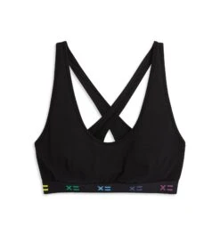 All Day Bralette - TENCEL™ Modal Black X= Rainbow(All Day Bralette Tencel Modal Black X Rainbow)