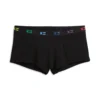 Boy Shorts - TENCEL™ Modal Black X= Rainbow(Boy Shorts Tencel Modal Black X Rainbow)