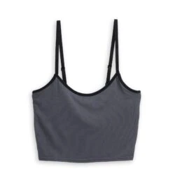 Longline Bra Top - TENCEL™ Modal Slate(Longline Bra Top Tencel Modal Slate)