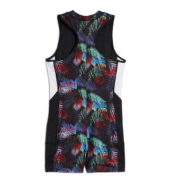 Swim 4.5" Zip Up Unisuit - Palm Dreams(Swim 4 5 Zip Up Unisuit Palm Dreams) -tomboyx Sales Palm Dreams Swim 4.5in Zip Up Unisuit 2