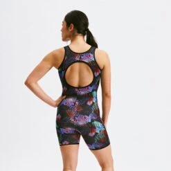 Swim 6" Reversible Sleeveless Unisuit - Palm Dreams(Swim 6 Reversible Sleeveless Unisuit Palm Dreams) -tomboyx Sales Palm Dreams Swim 6 Reversible UnisuitOF2