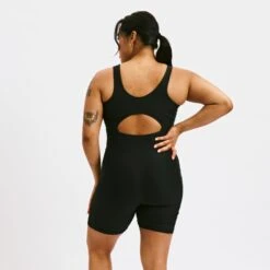 Swim 6" Reversible Sleeveless Unisuit - Palm Dreams(Swim 6 Reversible Sleeveless Unisuit Palm Dreams) -tomboyx Sales Palm Dreams Swim 6 Reversible UnisuitOF4