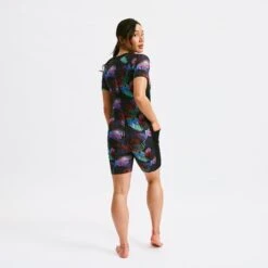 Swim 6" Unisuit - Palm Dreams(Swim 6 Unisuit Palm Dreams) -tomboyx Sales Palm Dreams Swim 6in Sleeveless UnisuitOF3