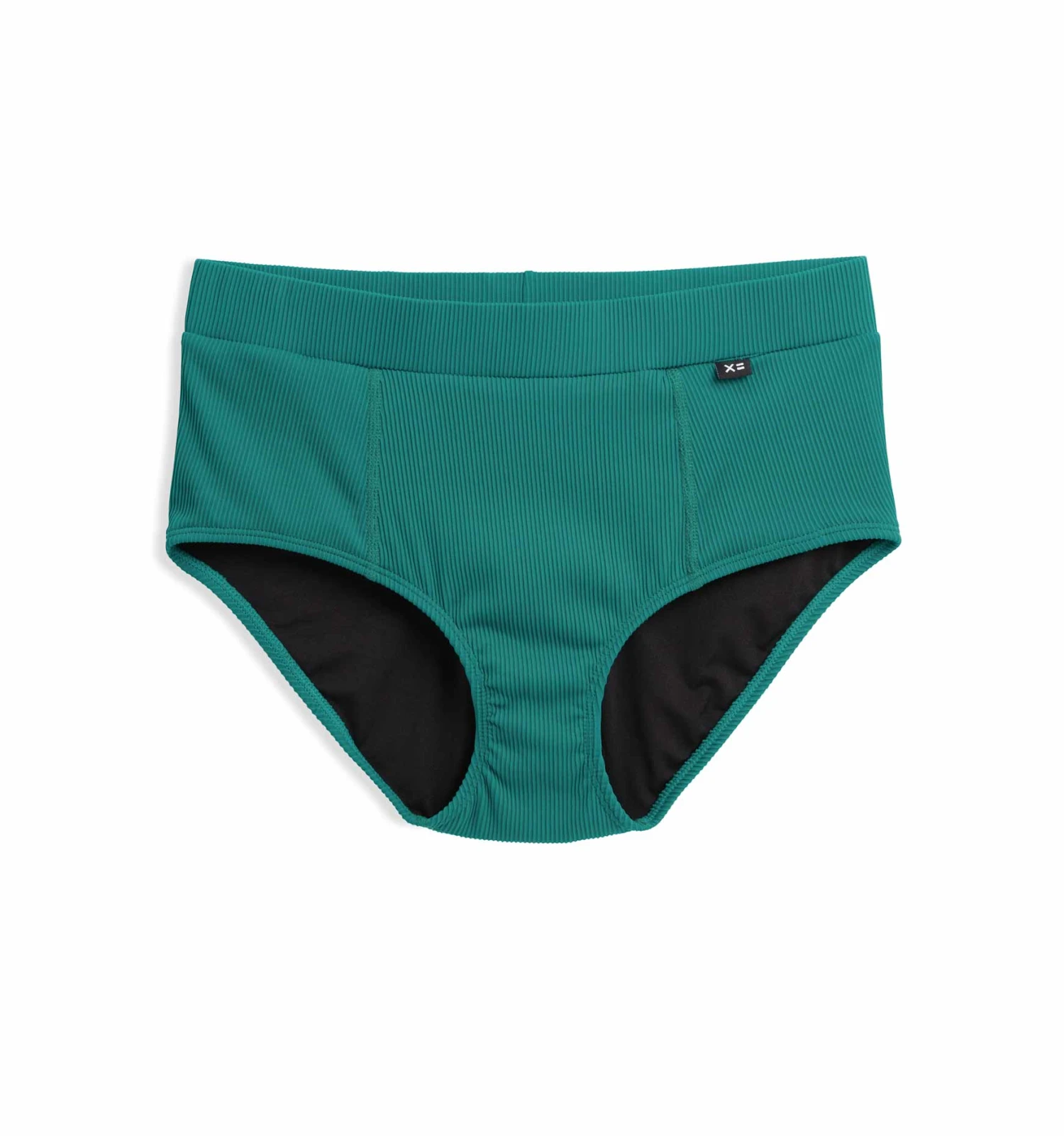 Ribbed Swim High Waisted Hipster - Parasailing(Swhiwsted Parasailing) 1 Ribbed Swim High Waisted Hipster - Parasailing(Swhiwsted Parasailing)