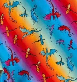 Iconic Briefs - Pride Rainbow Dragon(Iconic Briefs Pride Rainbow Dragon) -tomboyx Sales Pride Rainbow Dragon Fabric Detail 3
