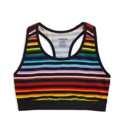 Racerback Soft Bra - Progress Pride Stripes(Rsb Progress) -tomboyx Sales ProgressPrideStripes RacerbackBra 1