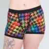 4.5" Trunks - Rainbow Houndstooth(4 5 Trunks Rainbow Houndstooth)