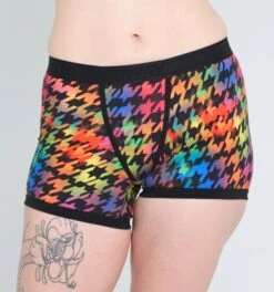 4.5" Trunks - Rainbow Houndstooth(4 5 Trunks Rainbow Houndstooth)