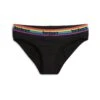 First Line Period Bikini - Black Rainbow Logo(First Line Period Bikini Black Rainbow Logo)