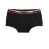 First Line Period Boy Shorts - Black Rainbow Logo(First Line Period Boy Shorts Black Rainbow Logo)