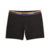 6" No Fly Boxer Briefs - Black Rainbow Logo(6 No Fly Boxer Briefs Rainbow Logo)