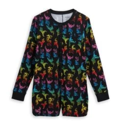 Button Up Romper - Rainbow Phoenix(Button Up Romper Rainbow Phoenix)