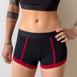 Boy Shorts - Red Edge(Boy Shorts Red Edge) -tomboyx Sales Red Edge Boy ShortsUGC1