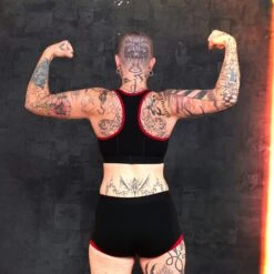 Racerback Soft Bra - Red Edge(Racerback Soft Bra Red Edge) -tomboyx Sales Red Edge Racerback Soft BraEd2