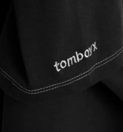 Cotton Vintage Tee - Black(Cotton Vintage Tee Black) -tomboyx Sales RetroTBack3