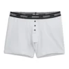 6" Fly Boxer Briefs - Retro White(6 Fly Boxer Briefs Retro White)