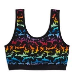 Essentials Soft Bra - Shark Frenzy(Essentials Soft Bra Shark Frenzy) -tomboyx Sales Shark Frenzy Essentials Soft Bra 1