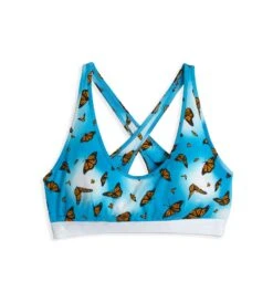 All Day Bralette - TENCEL™Modal Social Butterflies(All Day Bralette Tencel Modal Social Butterflies)
