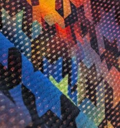 Solarmesh Tank - Rainbow Houndstooth(Solarmesh Tank Rainbow Houndstooth) -tomboyx Sales SolorMeshHoundstoothFabricDetail1