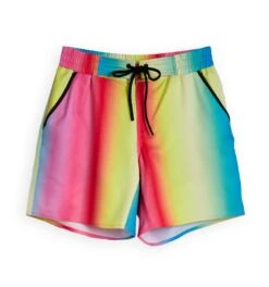 Swim 7" Heritage Board Shorts - Melting Rainbow(Swim 7 Heritage Board Shorts Melting Rainbow) 9 Swim 7" Heritage Board Shorts - Melting Rainbow(Swim 7 Heritage Board Shorts Melting Rainbow) -tomboyx Sales Swim7 HeritageBoardShorts MeltingRainbow
