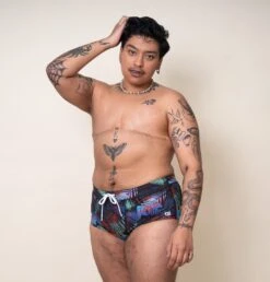 Swim Packing Brief - Palm Dreams(Swim Packing Brief Palm Dreams)