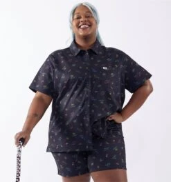 Cabana Shirt - Island Time(Cabana Shirt Island Time) -tomboyx Sales Swim Island Time Cabana Shirt On Fig 1