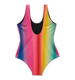 Swim Reversible One-Piece - Melting Rainbow(Swim Reversible One Piece Melting Rainbow) -tomboyx Sales Swim Melting Rainbow Reversible One Piece 2